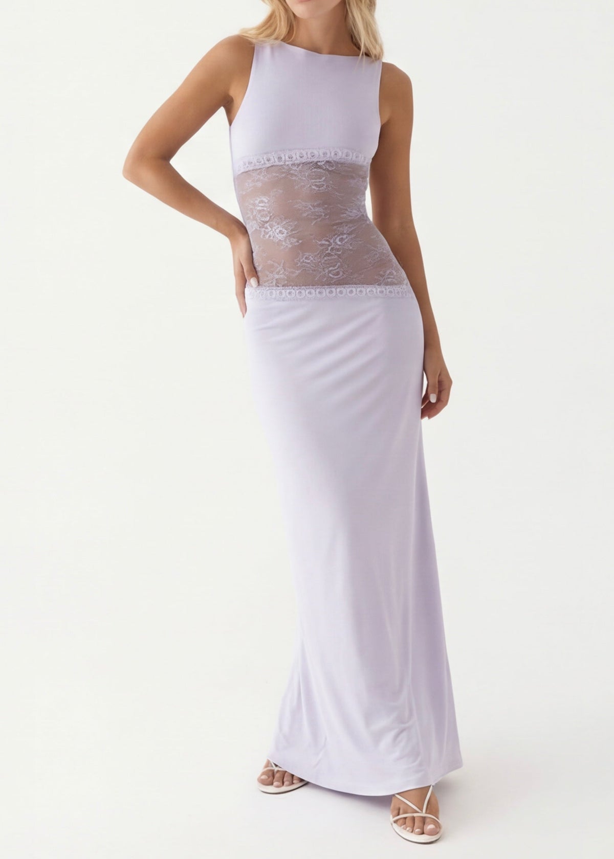 LINA | Maxi con corte velo