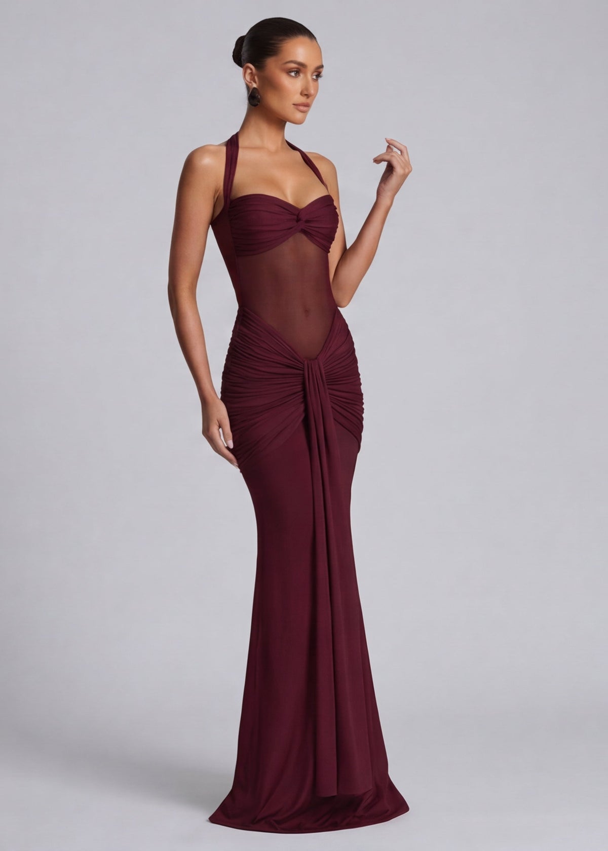 LINA | Vestido sirena efecto reloj de arena