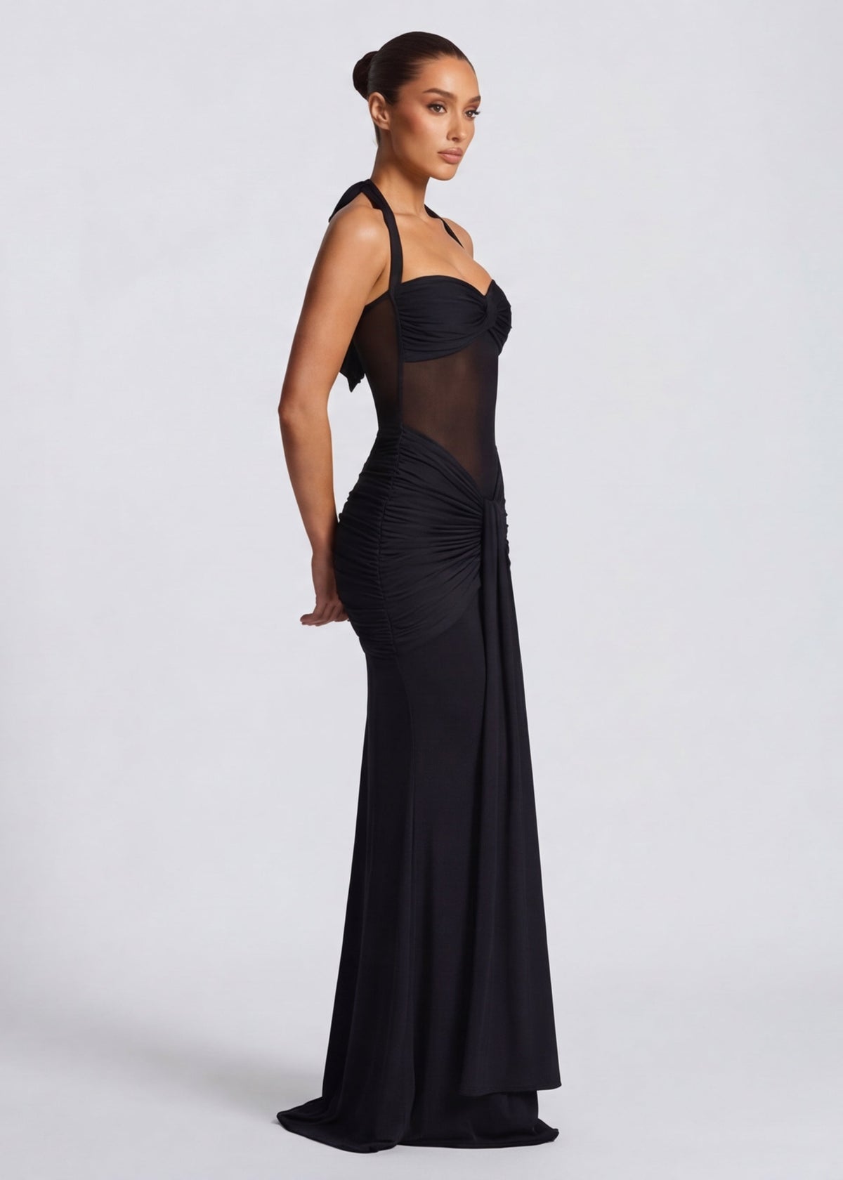 LINA | Vestido sirena efecto reloj de arena