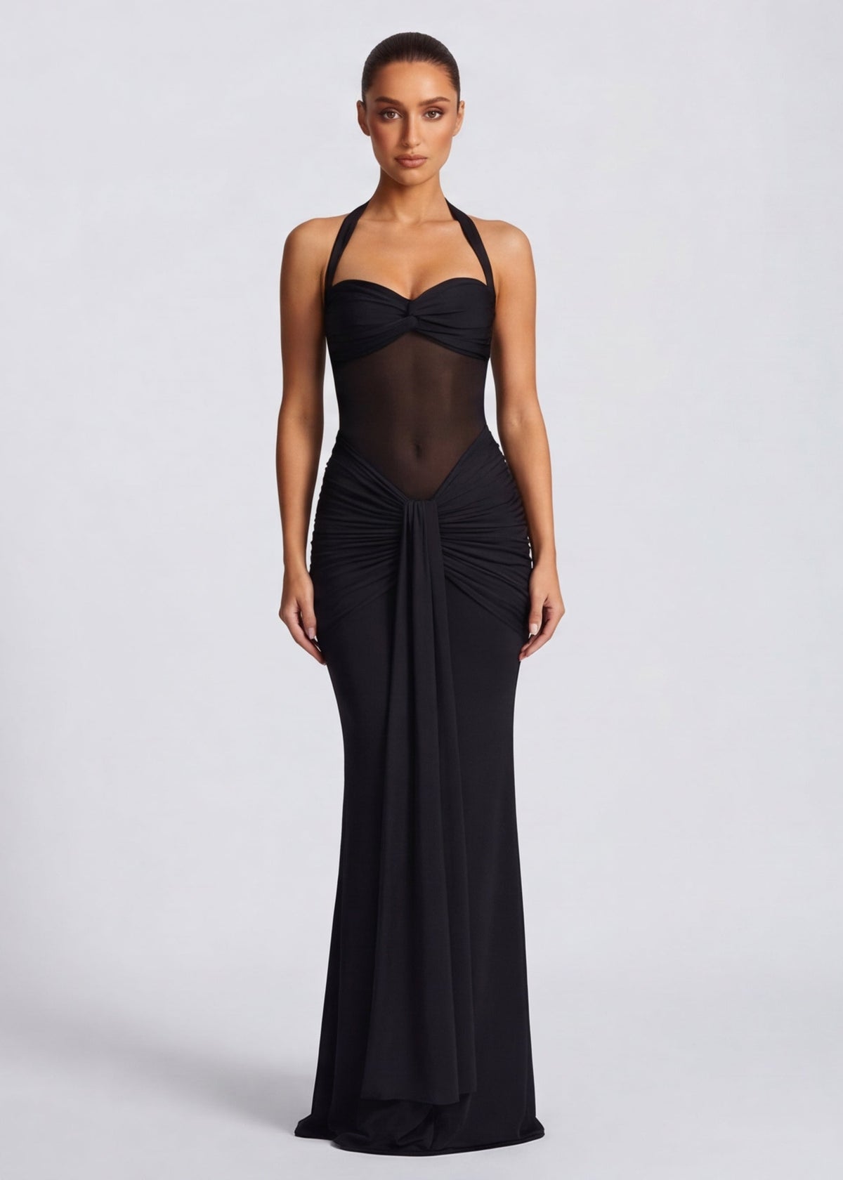 LINA | Vestido sirena efecto reloj de arena