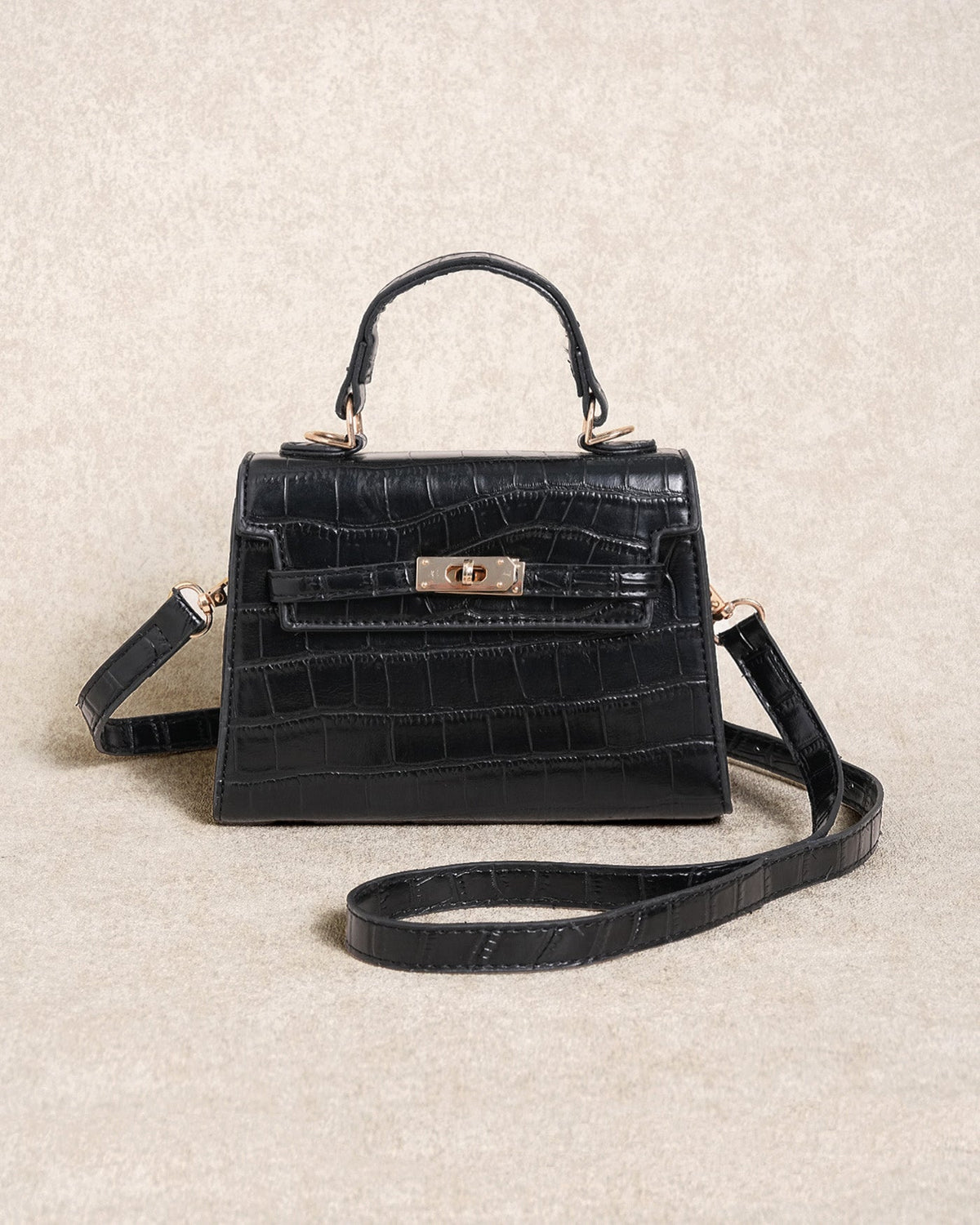 Valeria Mini | Mini Bolso Efecto Piel Mujer Negro